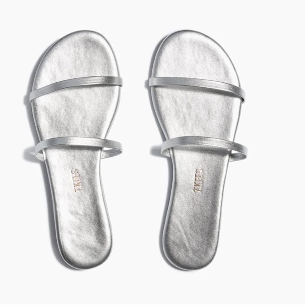 TKEES Gemma Metallic Sandals